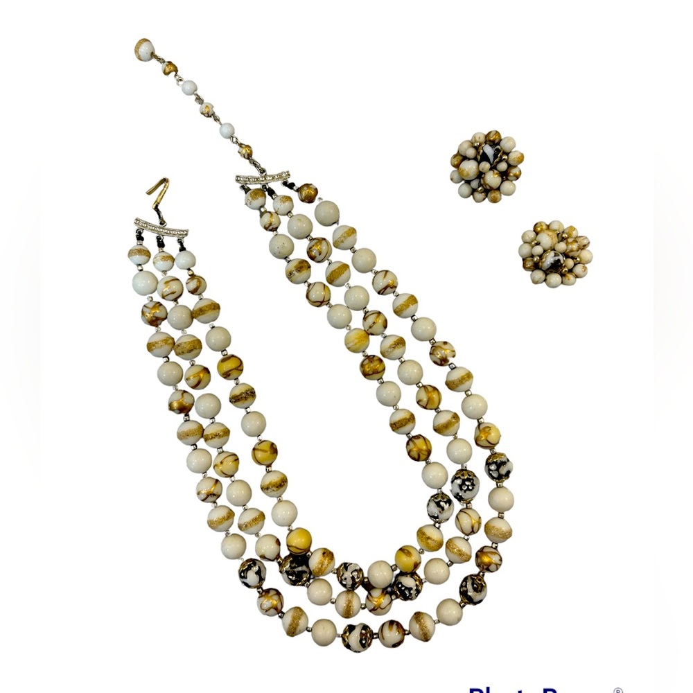 Vintage 50’s 60’s necklace and earring set